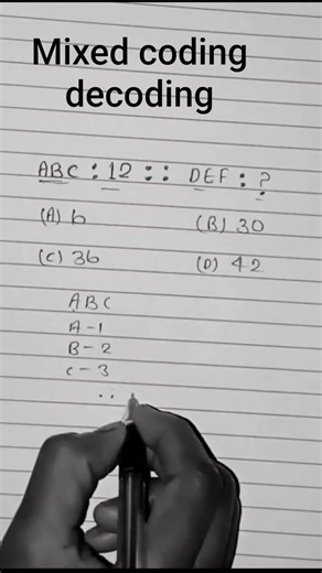 Mixed coding decoding 🔥| Reasoning maths