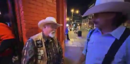 WHITE COWBOY TELLS CHUD THE BUILDER TO LEAVE HIS BAR BECAUSE HE DOESN’T AGREE WITH ANTI BLACK RACISM RACIST LIKE CHUD THE BUILDER FORGET THAT MOST WHITE AMERICANSARE NOT BIGOTED RACIST LIKE HIM