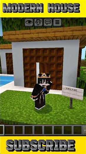 Modern Survival House In Minecraft Easy to make 😍 |#viralshorts #minecraftvideos #gamerfleet