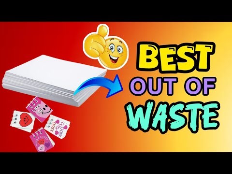 Best Out Of Waste Mini Notebook 📒 | Shop Paper Se DIY Cute Notebook | Paper Craft Idea
