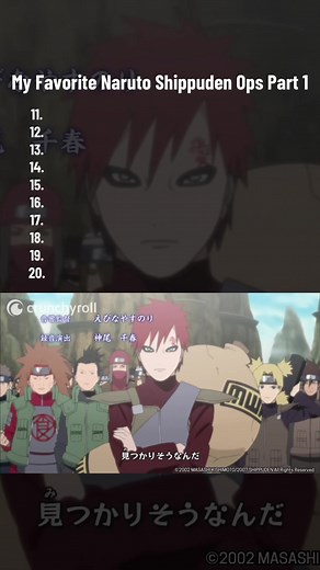 Favorite Naruto Shippuden Openings Compilation