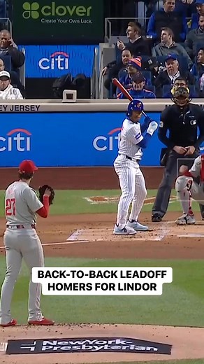 166K views · 4K reactions | Another day, another Francisco Lindor leadoff home run! (via New York Mets) | MLB on FOX | Facebook