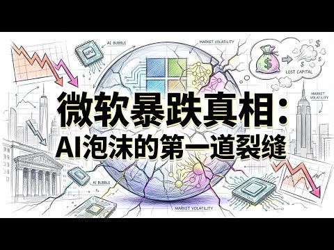 微软暴跌真相 | 揭秘华尔街Gamma暗杀局 | AI泡沫的第一道裂缝