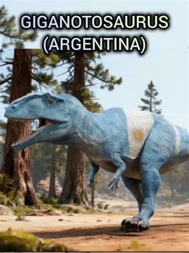 dinosaurios carnívoros de cada país #paleontologia #dinosaurios #ciencia #fosil