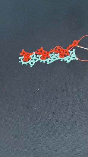 93K views · 1.5K reactions | Tatting two shuttle pattern | Raya Junood | Facebook