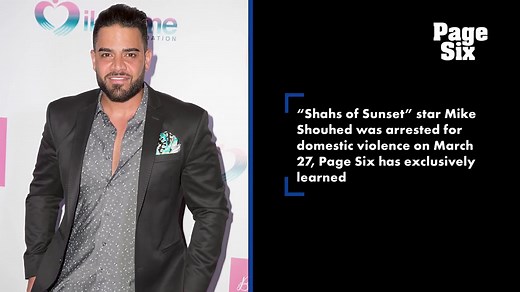 ‘Shahs of Sunset’ star Mike Shouhed arrested for domestic violence