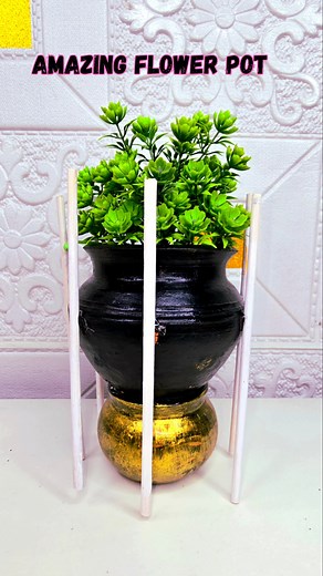 flower pot making at home | flower pot craft | diy flower pot #shorts #flowercraft #homedecor #diy