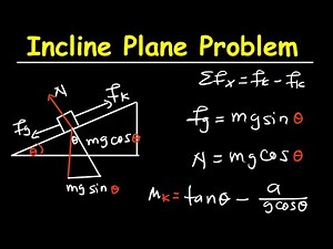 How to Solve Incline Plane Problems | Newton's Laws