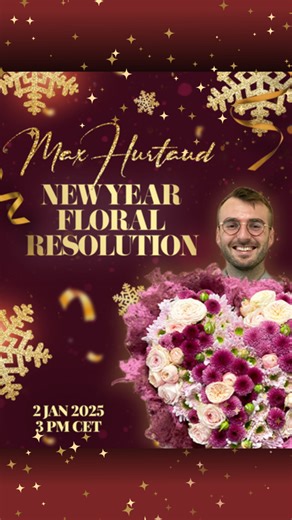 Confetti ready, flowers loaded and we’re kicking off 2026 in full bloom 🎉🌸 Join us for the very first Flower Circus show of the year with amazing Max Hurtaud. Expect the big floral trends of 2026, clever techniques you’ll actually use, and outstanding ideas to start the year loud, bold, and inspired. Confetti is optional. Curiosity is not! 👉 Register now and set your floral resolutions right from the start — https://bit.ly/3KRUQqx 2 January, 3pm CET #flowershow #flowerevent2026 #flowertrends2