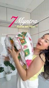 Huge Myntra Kurta Set Haul 😍❤️✨ #kurtaset