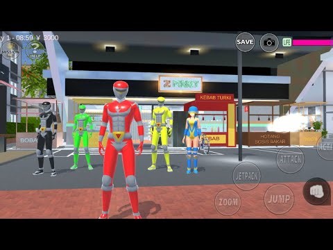 HOW TO PLAY SAKURA POWER RANGERS VS YAKUZA HIMAWARI part9 😱 || TUTORIAL SAKURA SCHOOL SIMULATOR