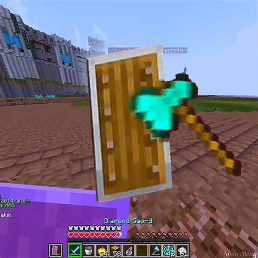 Shield Disable Technique. #minecraft #pvp #clutch #shorts