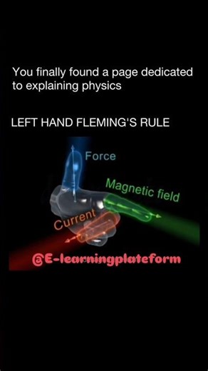 fleming's left hand rule👉✅️🔛#physics #experiment #trending #shortvideos #explore #science #viral