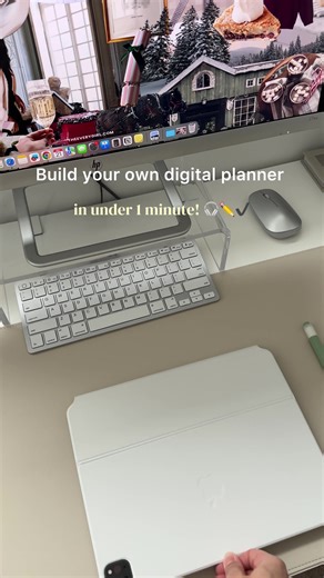 Build your own digital planner in under 1 minute! ✨ Let 2026 be the year you try digital planning! Planner: Custom planner (link in bio) Device: iPad Pro 12.9” #digitalplanner #ipadplanner #goodnotes #studytok #ipad @Goodnotes App