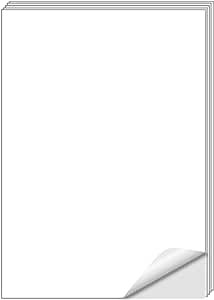 Sticker Paper for Inkjet Printer 100 Sheets Ptintable Sticker Paper Glossy Waterproof - Letter Size 8.5''x11'' - Inkjet & Laser Printer