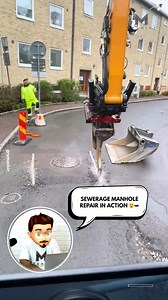 16K views · 46 reactions | Sewerage Manhole Repair in Action ️ | Myshify | Facebook