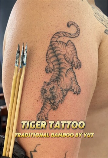 Tiger Tattoo Designs: Explore Thai Bamboo Ink Art