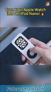 Turn Your Apple Watch into an iPod Nano! 🔥 #Shorts