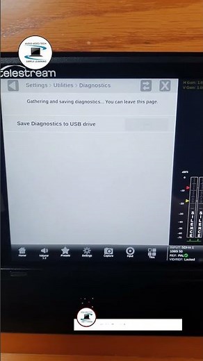 How to save Diagnostics in Telestream PRISM #shorts #telestream #prism #sdi #waveform_monitor #howto