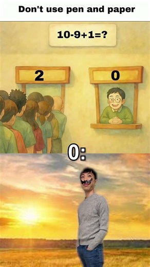 Can you solve this math problem without pen and paper #shorts