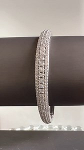 I hate to rush the holidays on you, BUT …. 🎄How gorgeous would THIS be on your wrist this year?! 🥰 Shop it here: https://www.kohls.com/product/prd-6473073/judy-crowell-sterling-silver-three-row-cz-open-cuff-bracelet.jsp?prdPV=44 | Judy Crowell Style