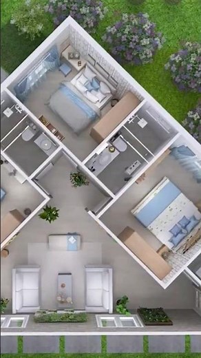 Triangular House Plans: Can You Really Fit 3 Bedrooms and 2 Baths Inside?