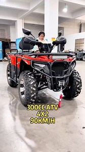 300cc Quad bike factory, two adult seat big ATV, off road all terrain vehicle #quad #atv #300cc Max speed 80KM/H, load capacity: 300KGS | Yang Emily