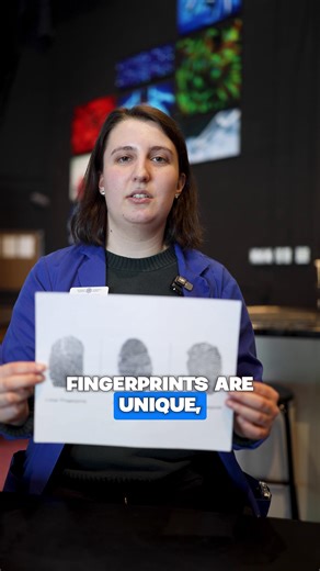 We all share fingerprint patterns like loops, whorls, and arches. What makes yours unique are the tiny ridge details called minutiae. Minutiae include ridge endings and splits (bifurcations). Their specific number and arrangement have never been found to be identical between two people. Not even identical twins! #ScienceFacts #HumanBiology #ForensicScience #STEMEducation #DiscoverSudbury | Science North & Dynamic Earth