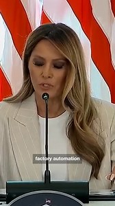 38K views · 262 reactions | “The robots are here, and the future is no longer science fiction,” Mrs Trump said while presiding over a meeting of the White House Task Force on Artificial Intelligence Education. | News.com.au | Facebook