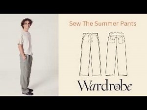 Sew The Summer Pants | A Step By Ste | Sewing Tutorial | Wardrobe By Me