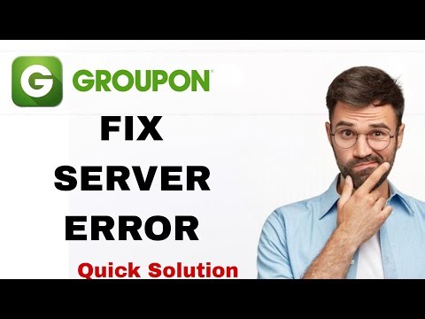 How To Fix And Solve Server Error On Groupon App | Easy Fix