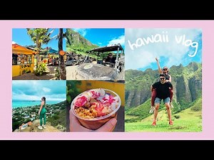 hawaii vlog || honolulu, waikiki, kualoa ranch, lanikai beach, pearl harbor, etc
