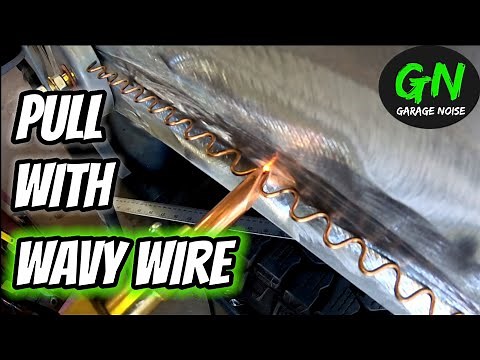 Guide to pulling dents. G90E wavy wire demo. Autobody repair