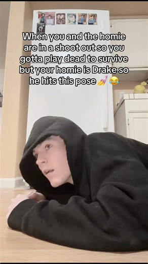 When u in a shoot out and you gotta play dead 😂