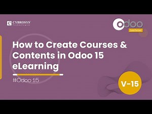 How to Create Courses & Contents in Odoo 15 eLearning | Odoo LMS | Odoo 15 Enterprise Edition