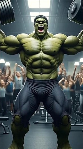 Hulk Returns to Gym – Shocking Six Pack Reveal! ⚡#Hulk #GymWorkout #SixPack #Transformation #ytshort