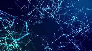 Download Red Technology Wave Particles Effect Background for free