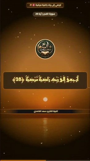 سورة الفجر الشيخ سعد الغامدي