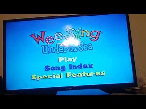 Wee Sing Under The Sea DVD Menu