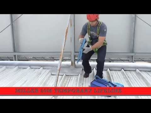 How to Use a Horizontal Temporary Life Line - Height Safety - Restraint