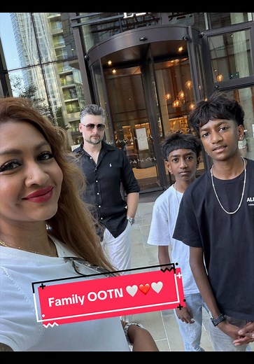 Family OOTN: Coordinated Looks for a London Night Out