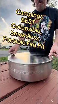 The Slinky Stove! Collapsible Smokeless Firepit 🔥
