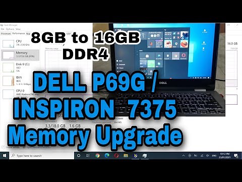 DELL P69G / INSPIRON 7375 Memory Upgrade - AMD Ryzen 5