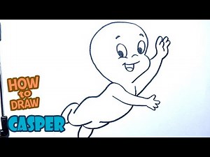 How to Draw Casper | Drawing Casper the Friendly Ghost