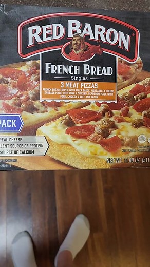 This is how I make Red Baron frozen french bread pizzas. It's and microwave/air fryer hybrid technique. #airfryer #airfryerhack #kitchenhacks #fyp