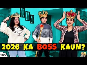 2026 KA BOSS KAUN | New job for New Year | Comedy Family Vlog | Aayu and Pihu Show
