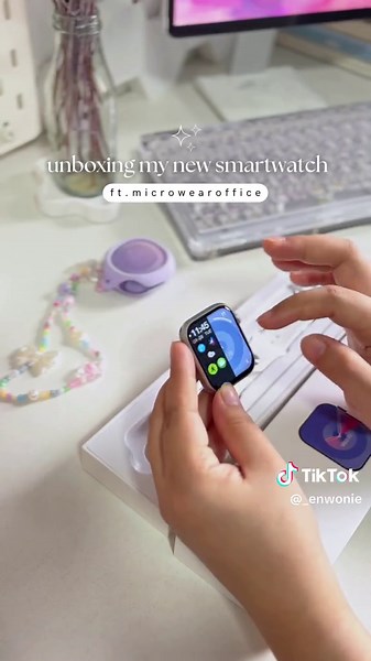 Unbox new smartwatch with me 😍 This is s their w99 smartwatch, which is packed with features; if you want to see more, visit their website microwear.com 👩‍💻 I’m excited to use it, and they’ve been very careful about everything from the packing to the design of the watch itself. @microwearoffice provides exceptional smart watches under its own brand and offers an open platform for OEM partnerships worldwide 🤍 Microwear company’s focused on smart wear, it is always research and development to 