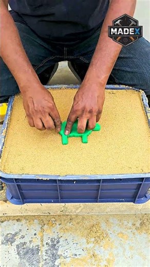 Molten Lead Poured Into Sand – Unbelievable Result 😱🔥