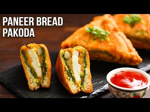 Paneer Bread Pakoda Recipe | How To Make Stuffed Bread Pakoda | MOTHER'S RECIPE | Crispy Bread Bajji