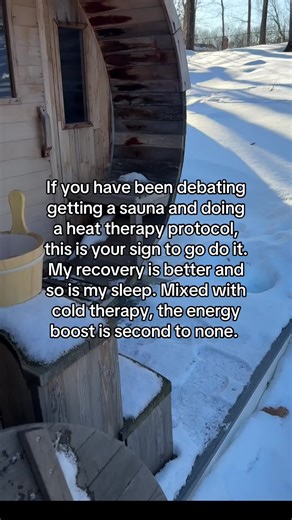 Sauna heat therapy improves sleep and speeds recovery. Heat exposure increases circulation, relaxes muscles, lowers stress hormones, and activates parasympathetic recovery so your body repairs faster and you fall asleep easier. #sauna #recovery #sleep #heattherapy #wellness